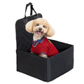 Waterproof Solid Leather Pet Backseat Cover for Trucks SUVs Cars Made Oxford Material Front Seat Protector Hammock Mat Included