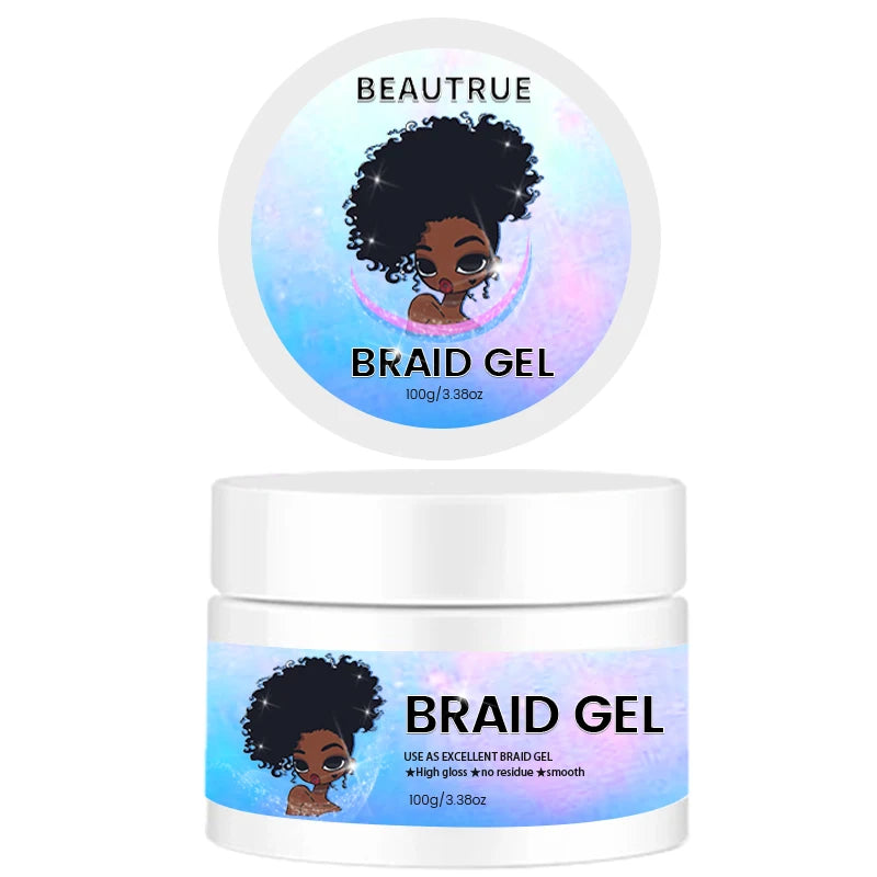 Neat Braid Conditioning Shining Hair Gel Wholesale Edge Control Gel for Braided Styling Braid Gel
