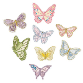 Personalized Design Embroidered Patches for Apparel and Handbag Eco-friendly Fabric With Iron-on Backing