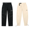 Casual Streetwear Sweat Wicking Woven Utility Pants Unisex Side Belt Closure Adjustable Cuff Ankle Duck Fabric Cargo Pants