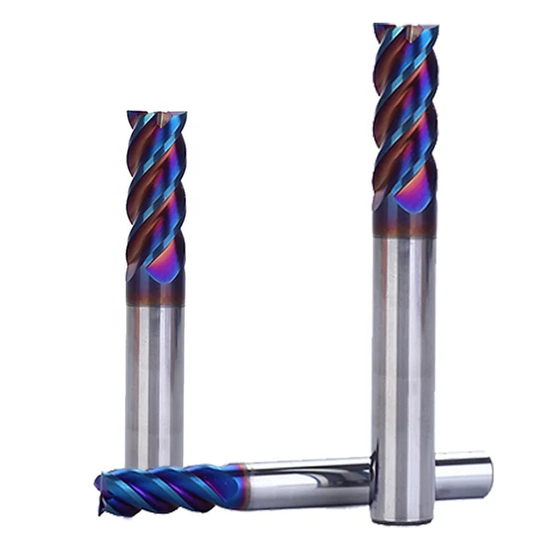 Hot Sale Factory 4 Flutes HRC 50 End Milling Cutters CNC Router Bits Square Carbide End Mill for Milling Tools