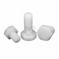 Nylon Outer Hexagon Screw White PA66 Hand Screw Plastic Insulating Bolt M3M4M5M6M8M10M12