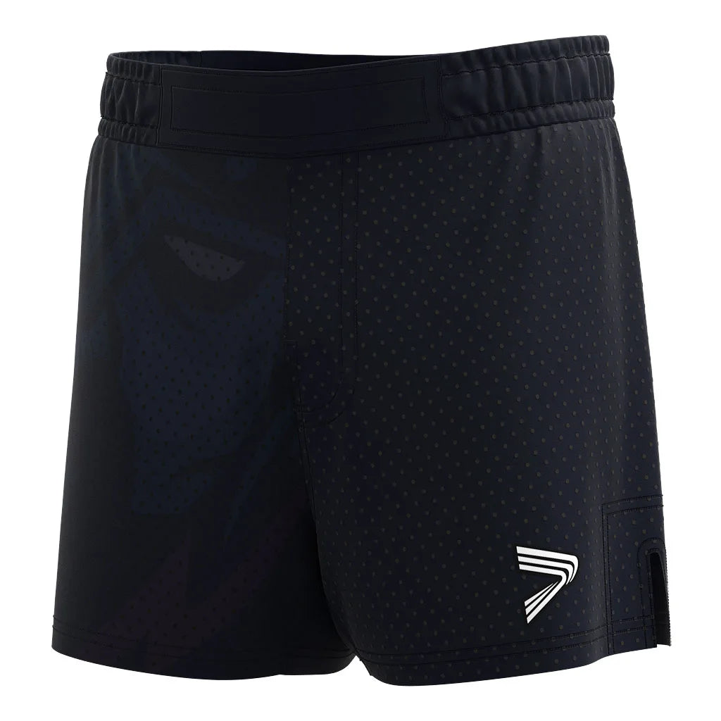 Men's Wrestling Shorts Quick Dry and Breathable Lightweight Fabric Side Slit Cut Elastic Waistband for Wrestling Training