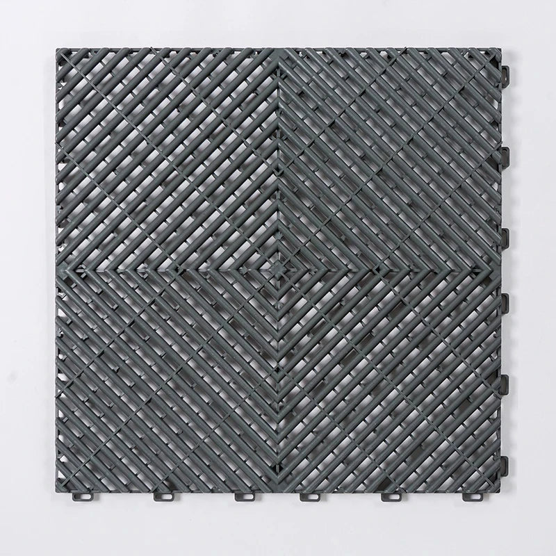 Factory Floor Garage Interlocking Floor Tile Interlocking Plastic Garage Floor for Car Wash Plastic Mat