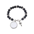 Factory Price Blank Sublimation Jewelry Bracelet Bangle Diy Photo Printing Round Shape Bracelets Gift