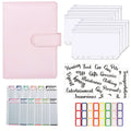 Wholesale A6 Budget Binder Set Cash Envelope Budget System Custom Binder Planners With Expense Budget Sheets and Label Sticker