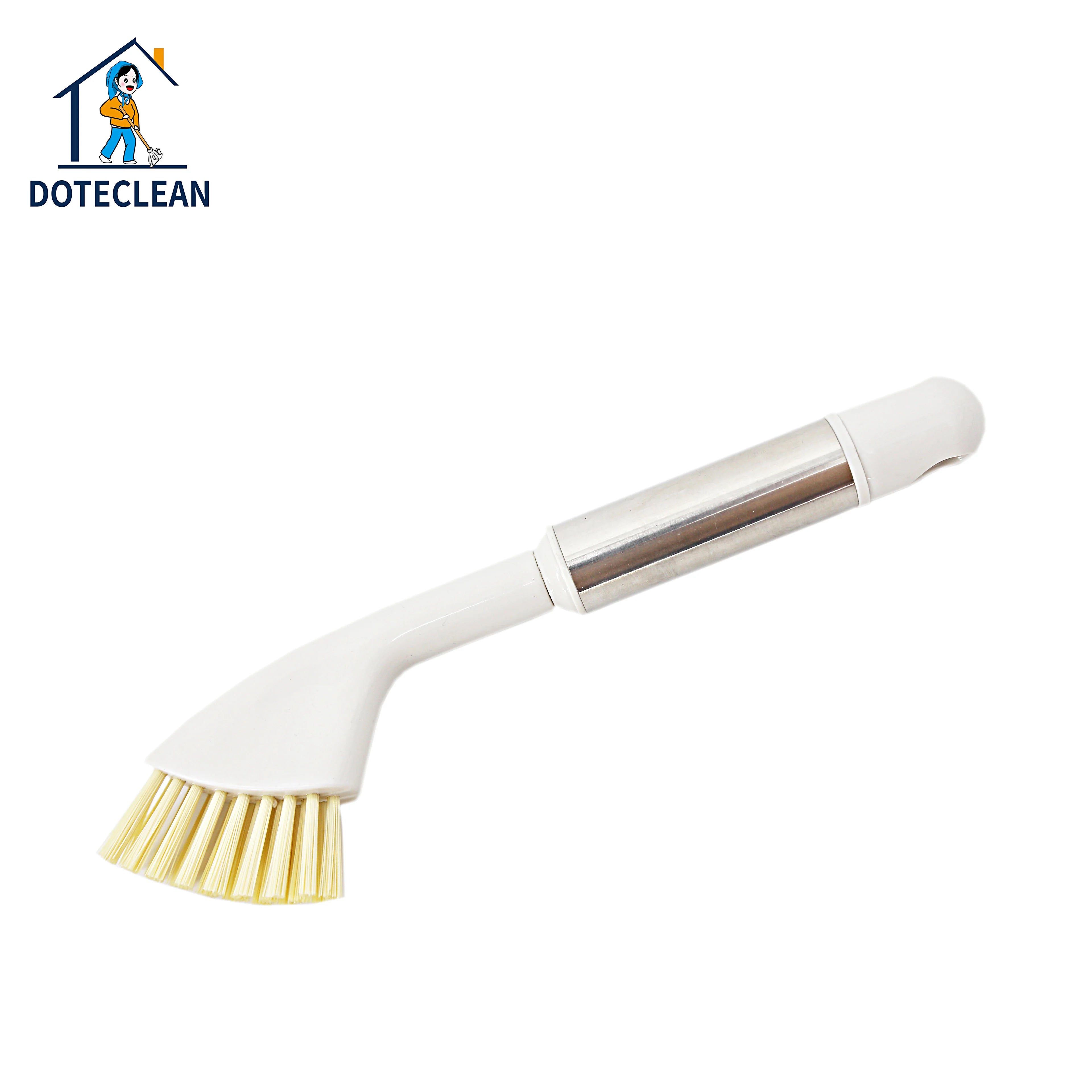 New Minimalist Long Handle Cleaning Brush Multi-Functional Household Hanging Stainless Steel Plastic Pet Care Squeegee