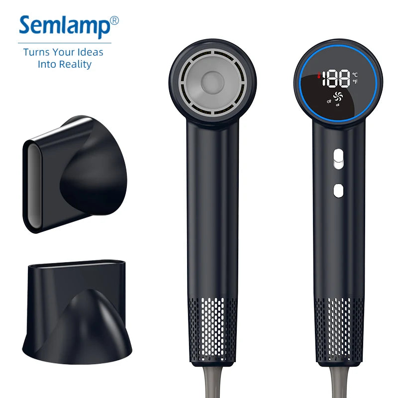 High Speed Bldc Hair Dryer With 110000 Rpm Brushless Motor Hotel MINI Negative Ionic Technology for Salon Styling