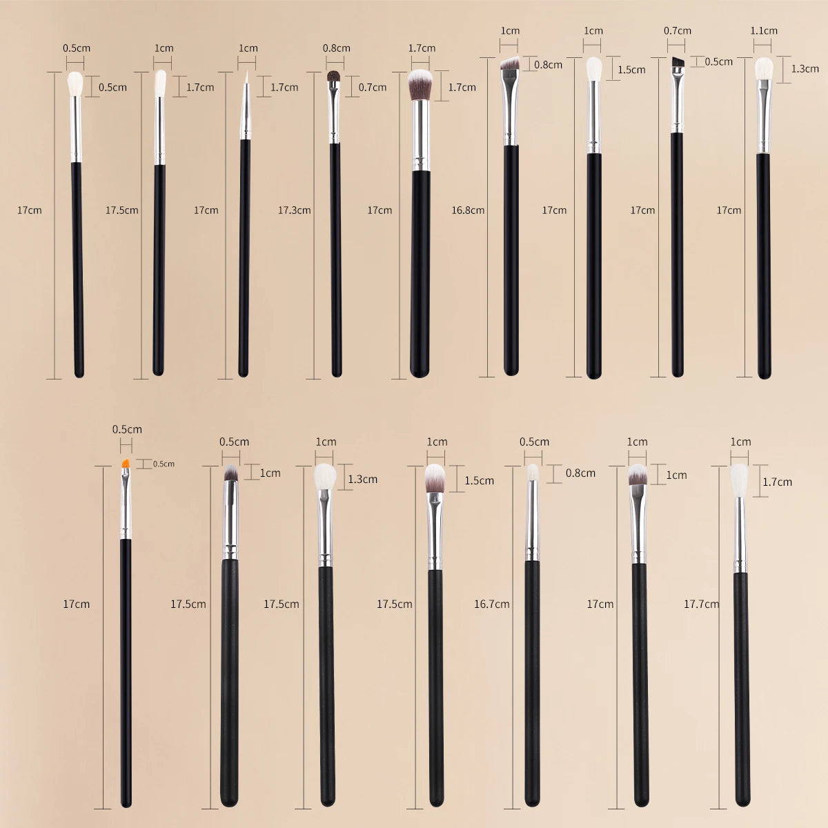 2024 Hot Sale Luxury Makeup Brush Set Vegan Eco-friendly Eye Brush Makeup Tools Girls Use Professional Makeup Tools Eyeshadow