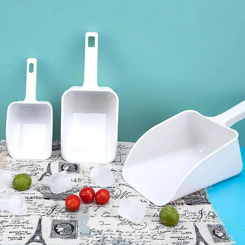 Custom Durable Ice Scoop Plastic Kitchen Supplies Sugar Scoop for Home Restaurant Baking Flour Plastic Ice Shovel