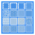 Wholesale PTE Plastic Template Reusable Stencil Furniture Wall Stencil Decorative