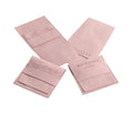 Luxury 8x8cm Microfiber Envelope Style Jewelry Container Custom Logo Debossed Band with Earring Necklace Bracelet Gift Pouches