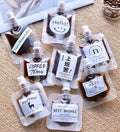 Custom Printed Food Grade Beverage Juice Water Milk Tea Coffee Plastic Packaging Bags Drink Spout Juice Pouch