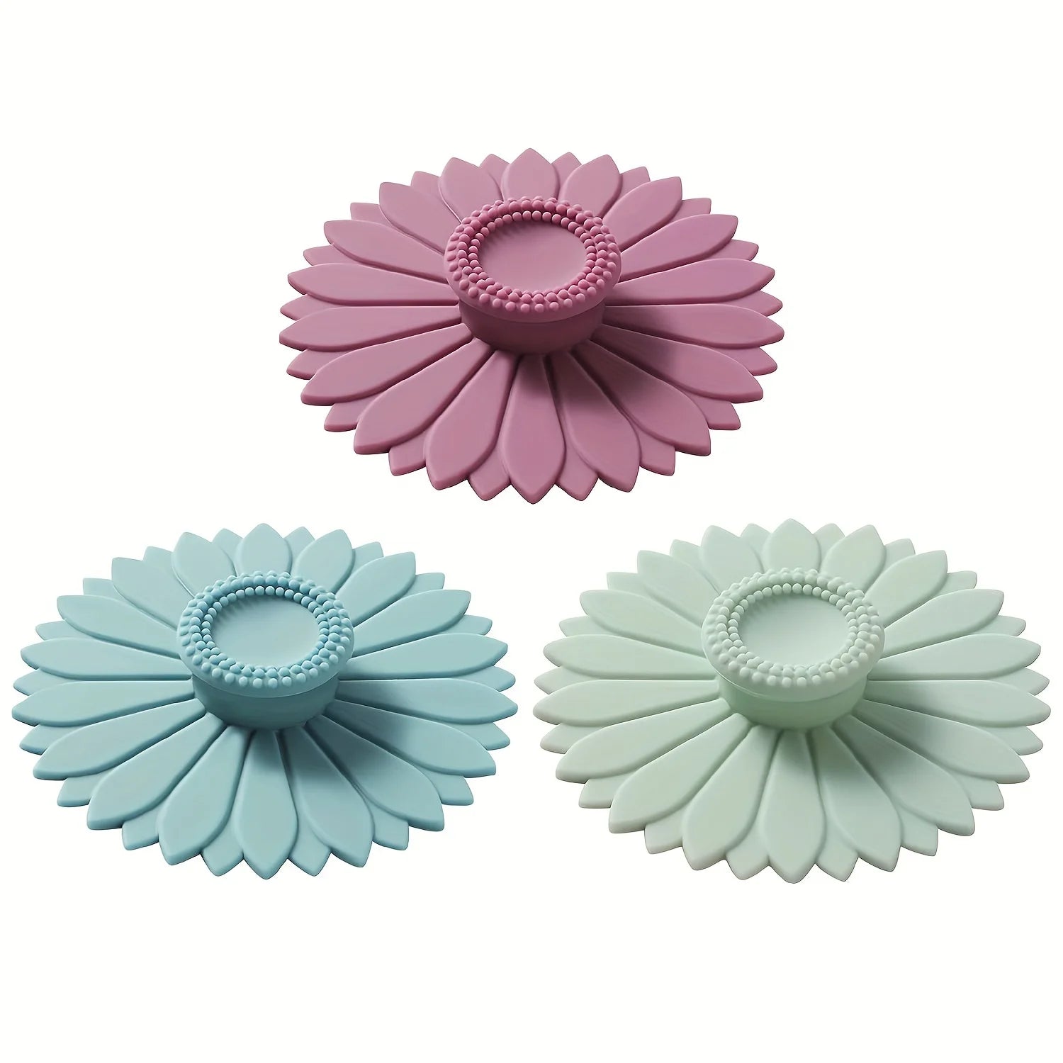 Anti-dust Colorful Flexible Silicone Cup Lids Mug Covers for Coffee Tea and Drink