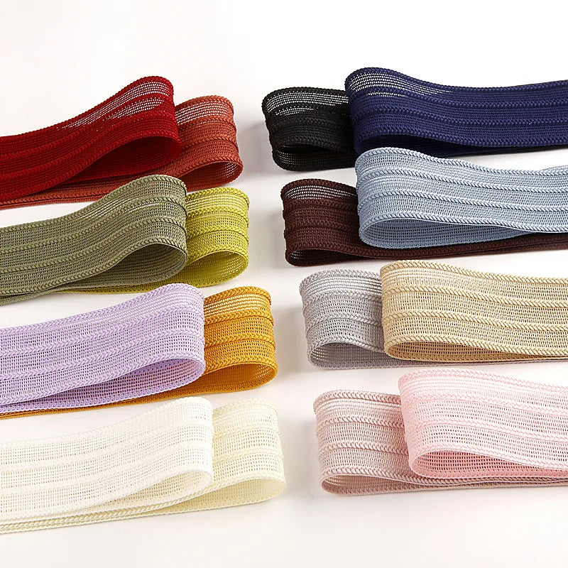 Custom Wavy Hook Edge Striped Webbing Handmade Diy Bow Hair Clothing Accessories Luxury Eco-Friendly Gift Box Flower Packaging