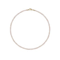 GT Jewelry Small Size 2mm Rice Beaded Baroque Irregular Natural Freshwater Pearl Necklace for Women