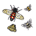 OEM ODM Animals Patches for Clothes Towel Patches Embroidery  Colorful Animal Butterflies Bees Patches for Hats