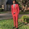 2025 Fashion New Design 2 Pieces for One Button Formal Groomsmen Tuxedos Notch Lapel Men Suits Formal Wedding Blazer Sets