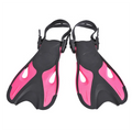Kid Size Short Adjustable Snorkeling Fins Diving Flippers