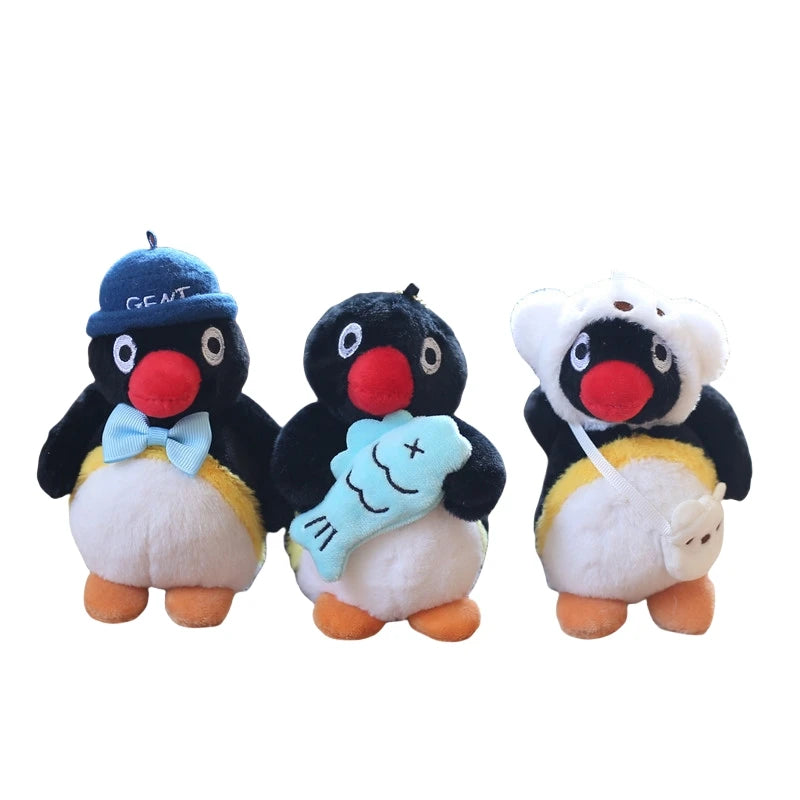 Stuffed Animal Doll Penguin Key Chains Cute Aquarium Gift Mini Penguin Plush Toy Keychain Bag Pendant Penguin Plush Keychain Toy