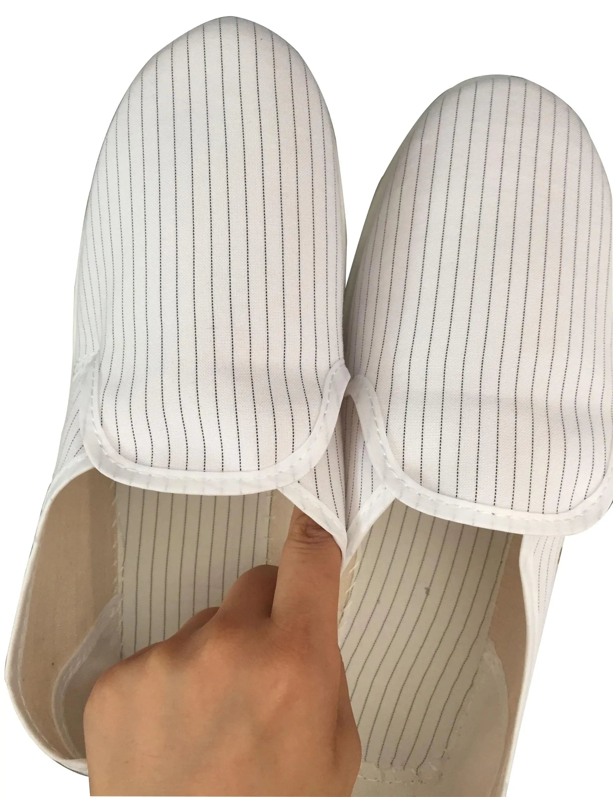 ALLESD Cheap Price Conductive Safe Economical ESD Stripe Shoes Antistatic Work Shoes ESD Work Shoes