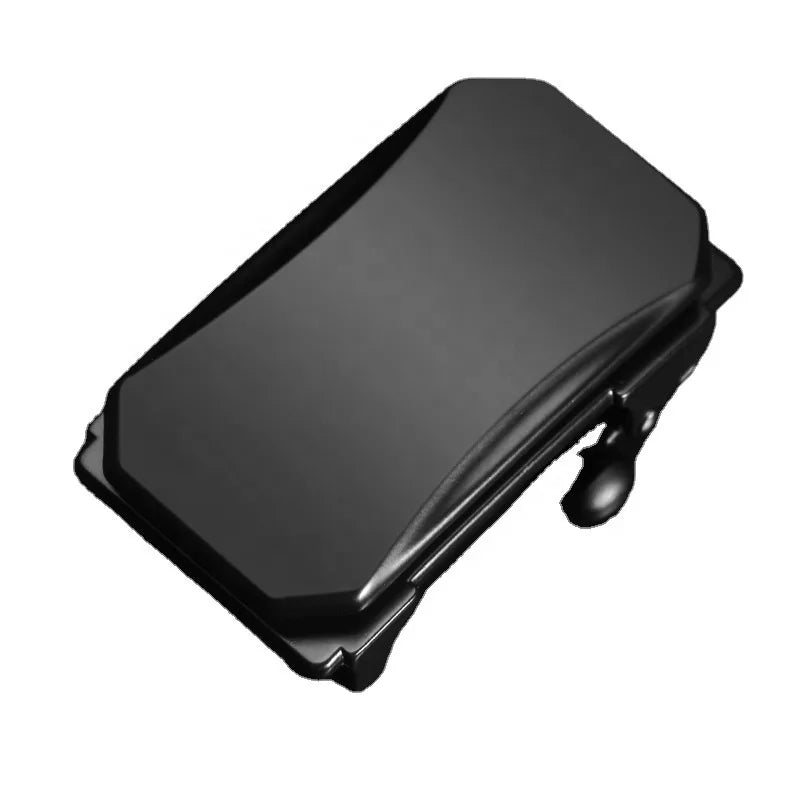 New Hot Selling Men's Alloy Belt Buckle 3.5cm  Toothless Without Hole  Casual Business Belt Automatic Belt Buckle