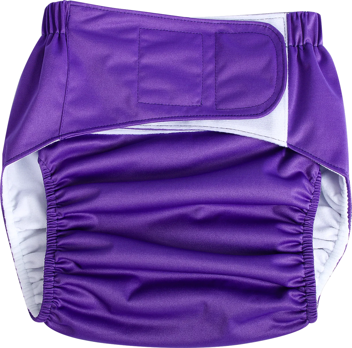Reusable Magic Tape Suede Cloth Lining for Babies XL Adult Washable Cloth Diaper Leg Leakproof Hook Loop Adjustable