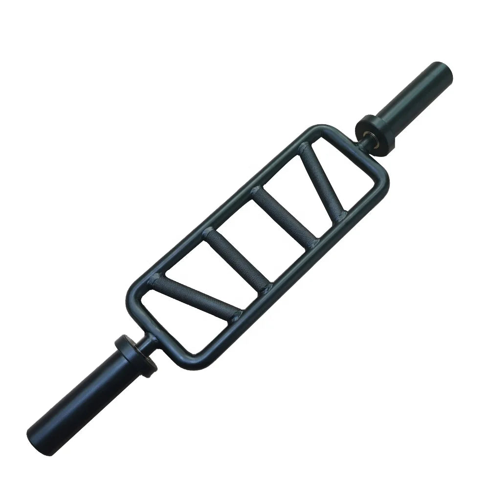 Commercial Weight Lifting Square Curl Barbell Bar Fitness Equipment Hexagon Squat Triceps Bar