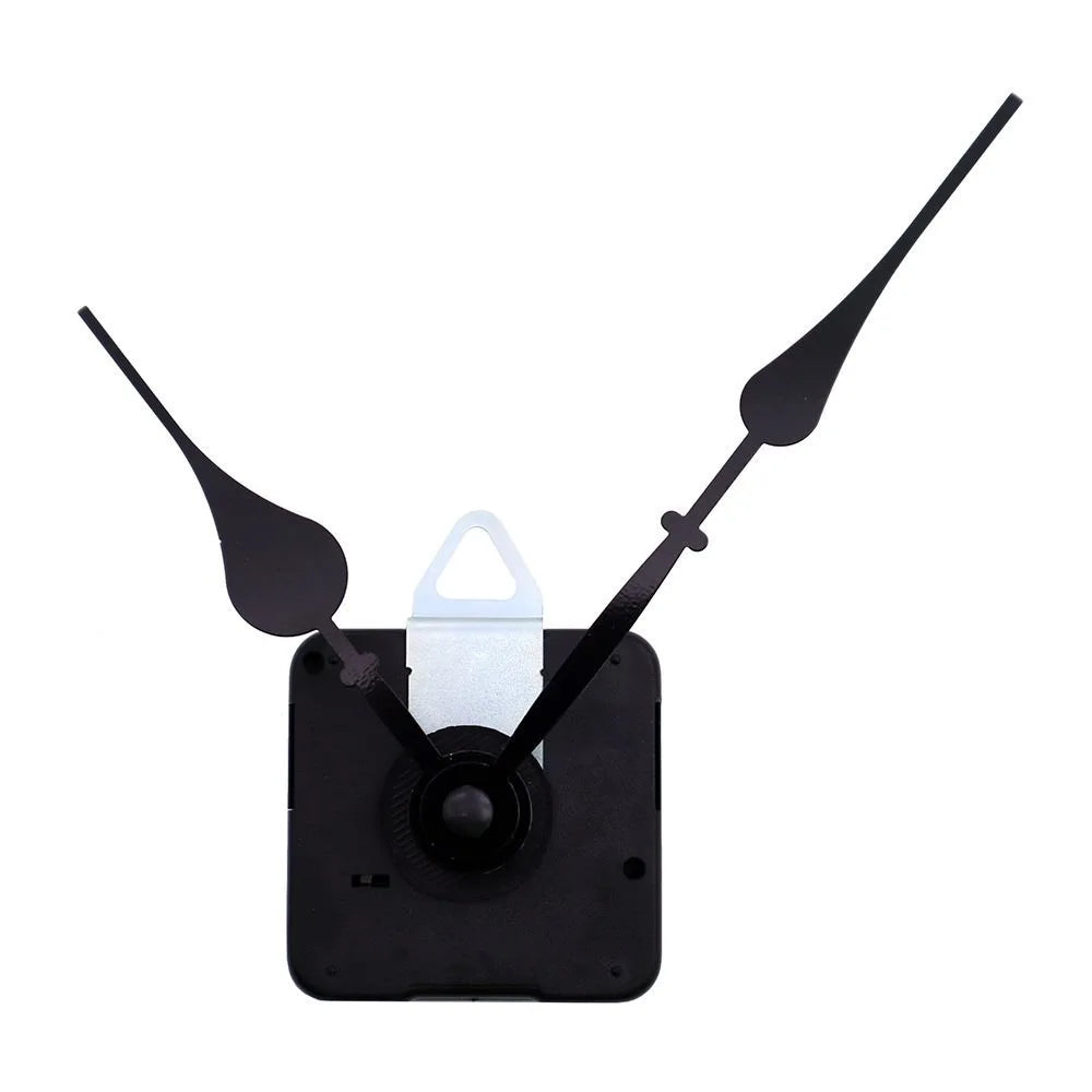 AA 1.5v Battery Operated Clock Movement Motor Quartz Silent Plastic Clock Mechanism Replacement with Iron Hook and Clock Hands