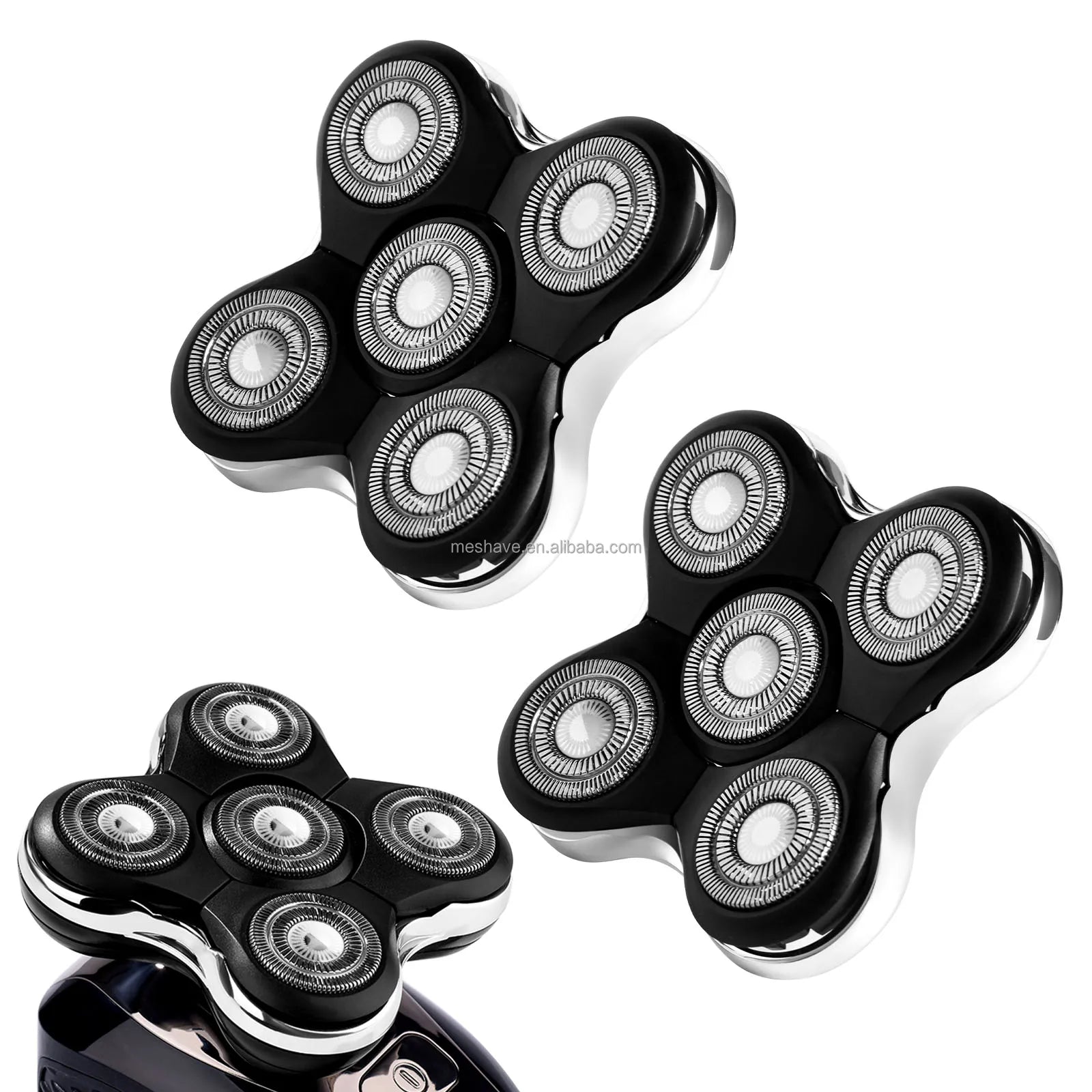 Hot Sale on for Amazon Replacement Shaver Heads for Remington Balder Pro Stainless XR7000 Balder Pro 5 Dual-Track Cutter Heads