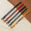 Geometric Shape Tiger Eye Stone Men Bracelet Charm Weave Leather Rope Chain Stainless Steel Accessory Handmade Women Jewelry