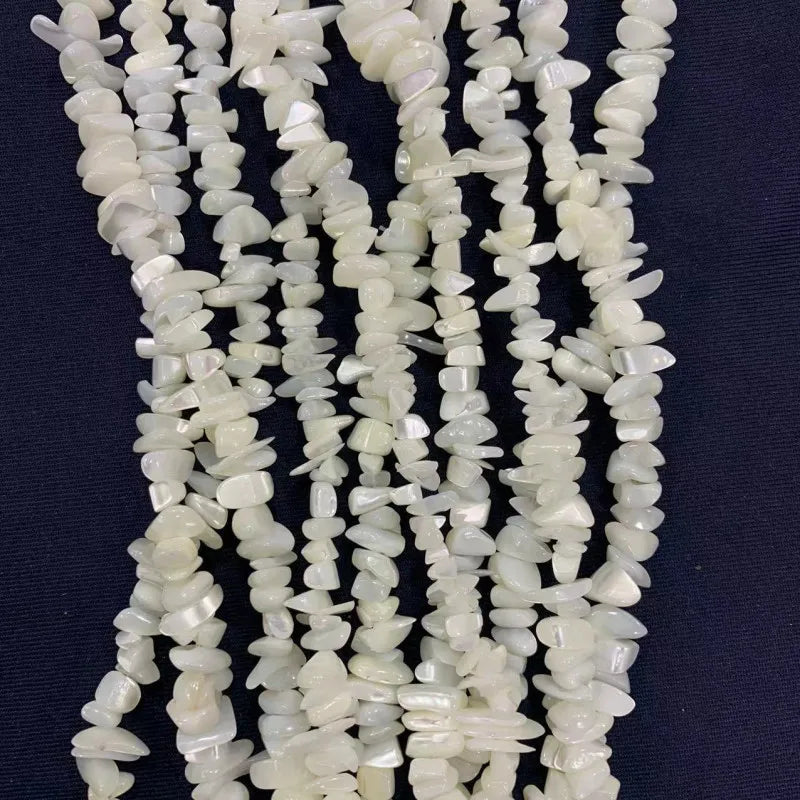 Trochus Shards Chip Creamy Litob square Cut White Sea Beach Natural Trochus 38cm Natural Shell Beads Strands for Jewelry Making