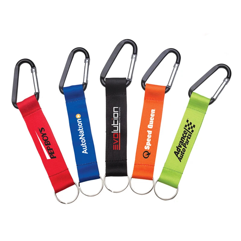 Custom Mini Carabiner Lanyards for Keys/Short Lanyard
