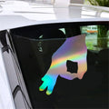 Finger OK Interest Vinyl Art Decal Truck Car Bumper Window Laptop Laser Stickers Gift Die Cut Decals Laptop Window Glass