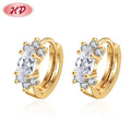2022 New Wholesale Fashion Jewelry 18K Laminated Gold Wholesale Huggie Designer Latest Earrings for Women