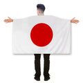 Factory Direct Sale Custom Logo Japanese Cape Flag 100% Polyester Double-Sided Promotional Product
