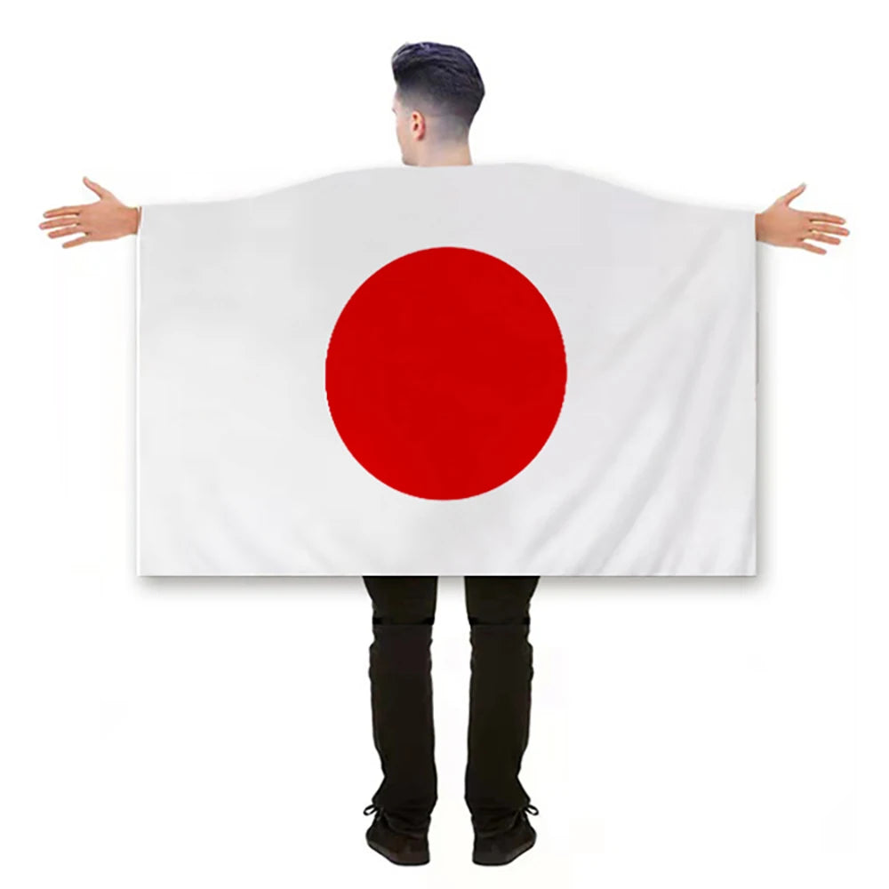 Factory Direct Sale Custom Logo Japanese Cape Flag 100% Polyester Double-Sided Promotional Product