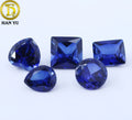 Wholesale Price Multiple Shapes 34# Blue Sapphire Synthetic Corundum AAA Quality Jewelry Making Third Party Certified