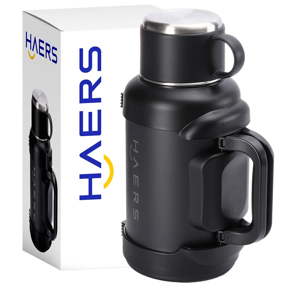 128oz 1 Gallon Stainless Steel Travel Mug Thermal Insulated Water Bottle Beer Wine Jug with Spout Lid