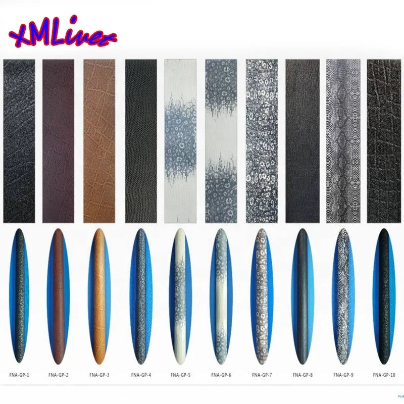 Xmlivet Colorful Printing Leather Appearance Billiards Pool Cue Grips Protector Your Cue Genuine Leather Pool Billiards Wrap