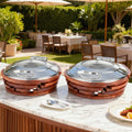 XINGPAI Catering Equipment Chaffers Chafing Dish Buffet Stainless Steel Arabic Chafing Dish Luxury Buffet Food Warmer