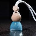 Nrw Design 5ml Square Bottle for Car Fragrance Pendant air Freshener Empty Perfume Hanging Diffuser Glass Bottle