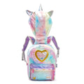 FSY Plush Student Backpacks for Kids Kindergarten School Unique Design Backpack with Hat Custom logo Cartoon Unicorn Lightweight