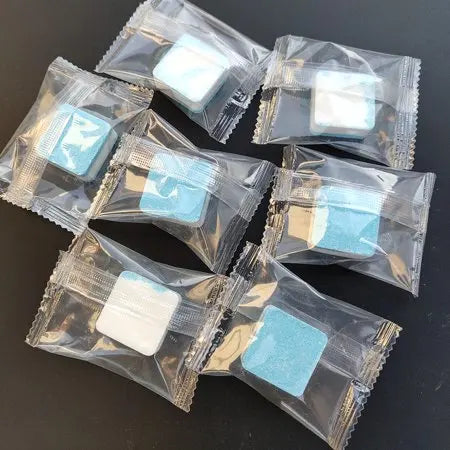 Custom Disposable Eco-Friendly Effervescent Solid Washing Machine Cleaner Tablets for Deep Cleaning Household Use