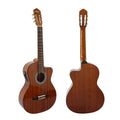 Wholesale Aiersi Brand Cheap Price Cutaway Electric Classical Guitar Handmade Vintage Mahogany Spanish Guitar Made in China