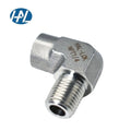 Forged Stainless Steel Male Female Elbow Pipe Fittings High-Pressure 90 Degrees NPT/BSP Thread Compression Fitting