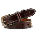 Wholesale 2026 Women's Genuine Cow Hide Leather Belt Luxury Pin for Buckle with Custom Logo Men's Luxury Customization