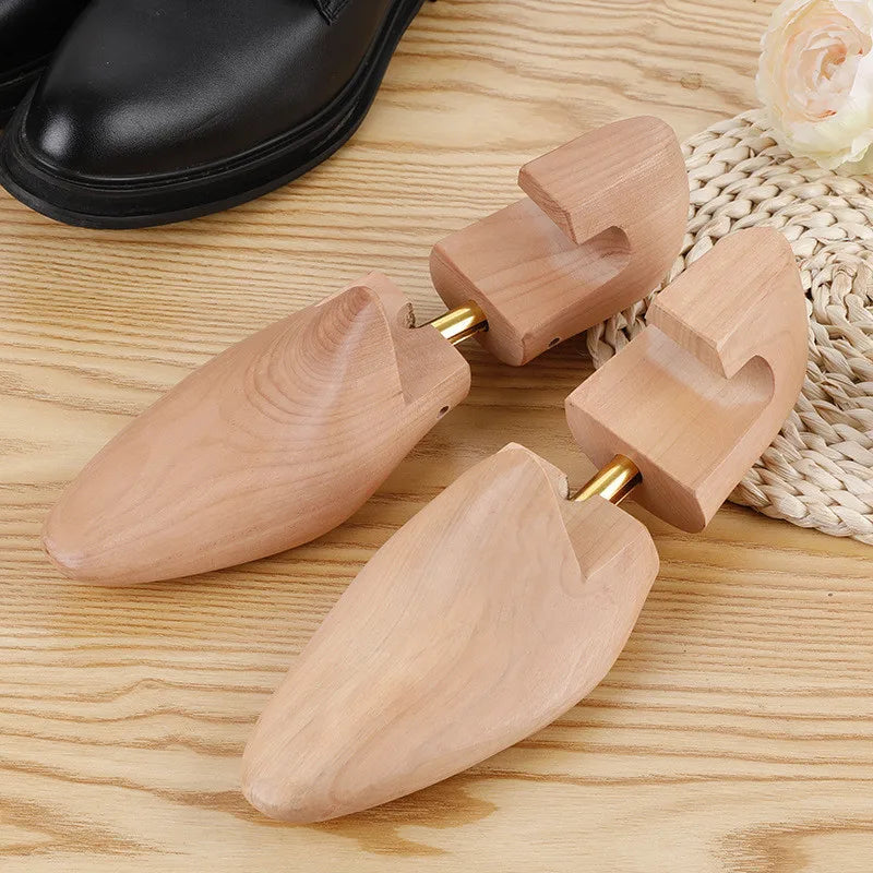 Wholesale Two Tube Beech Wood Big Tree Shoe Combination Adjustable GLUING REPAIR Eco-friendly Shoe Trees Preserving Shoe Shape