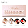 Customized Luxury Packaging Cow Pattern Fake Nails French Nail Tips Press on Nails