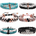 2022 Diy Bracelet Charms Jewelry New Designer Women Mens Crystal Crown Beads Adjustable Bracelets Set